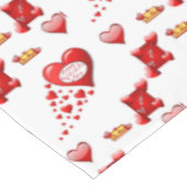Valentijnsdag Tablecloth Tafelkleed (Gekanteld)