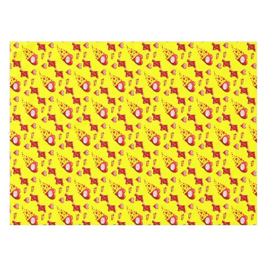 Valentijnsdag Tablecloth Tafelkleed (Voorkant (Horizontaal))
