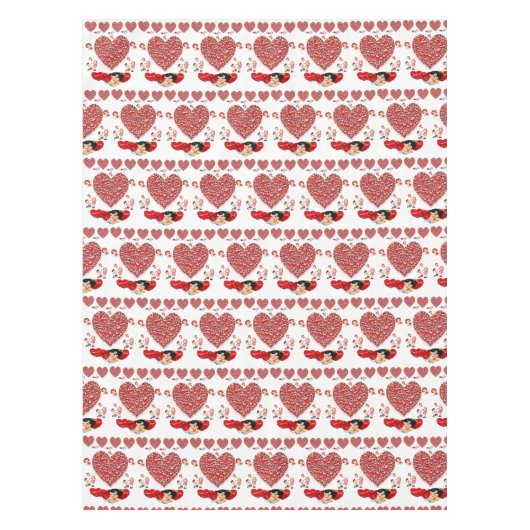Valentijnsdag Tablecloth Tafelkleed (Voorkant)