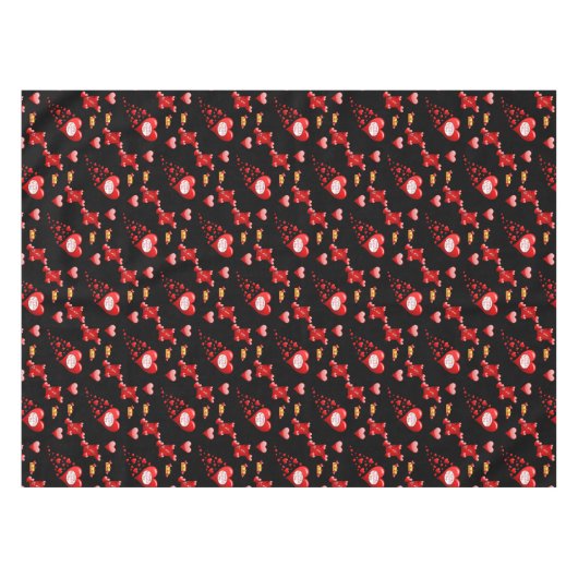 Valentijnsdag Tablecloth Tafelkleed (Voorkant (Horizontaal))