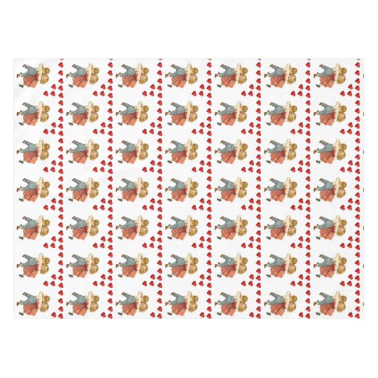 Valentijnsdag Tablecloth Tafelkleed (Voorkant (Horizontaal))