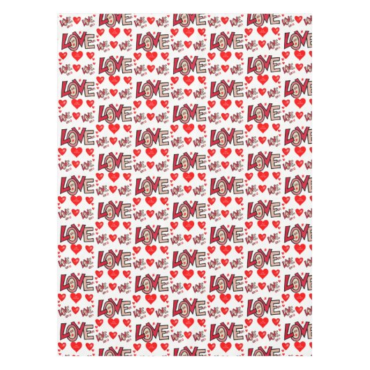 Valentijnsdag Tablecloth Tafelkleed (Voorkant)