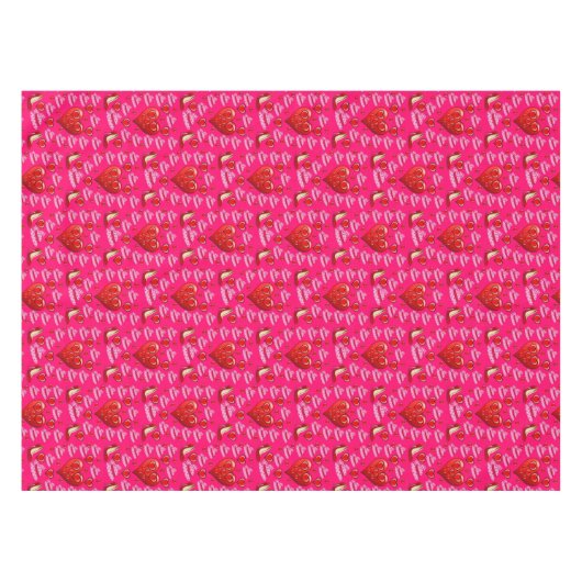 Valentijnsdag Tablecloth Tafelkleed (Voorkant (Horizontaal))