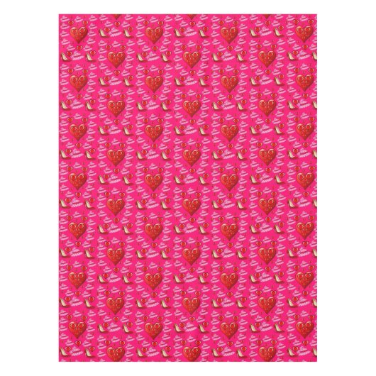 Valentijnsdag Tablecloth Tafelkleed (Voorkant)