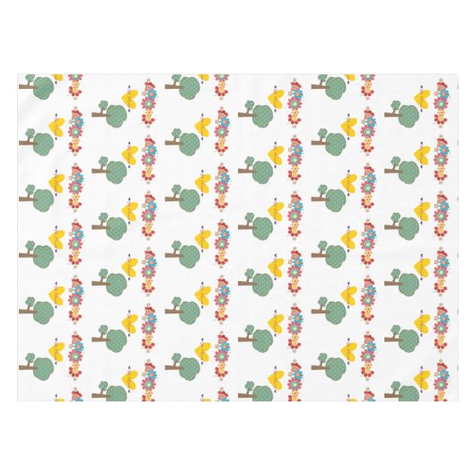 Valentijnsdag Tablecloth Wees mijn hart Tafelkleed (Voorkant (Horizontaal))