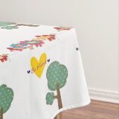 Valentijnsdag Tablecloth Wees mijn hart Tafelkleed (Voorbeeld)
