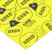 Valentijnsdag Tablecloth XOXO Veel liefde Tafelkleed (Gekanteld)