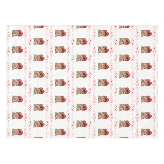 Valentijnsdag Tafelkleed (Voorkant (Horizontaal))