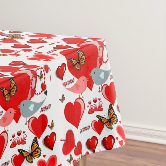 Valentijnsdag Tafelkleed (Voorbeeld)