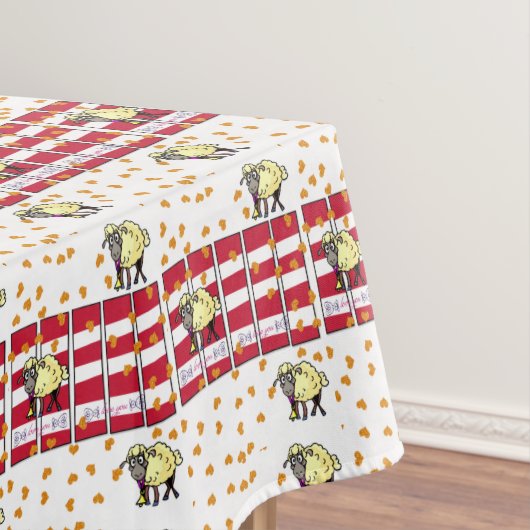 Valentijnsdag Tafelkleed (Voorbeeld)