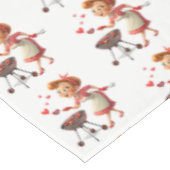 Valentijnsdag Tafelkleed Kook Liefde Rode Harten  (Gekanteld)