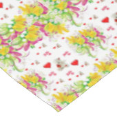 Valentijnsdag Tafelkleed Teddybeer (Gekanteld)