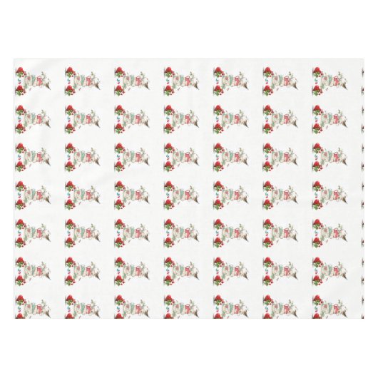 Valentijnsdag Tafelkleed Vogel  (Voorkant (Horizontaal))