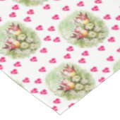 Valentijnsdag Tafelkleed Vogel  (Gekanteld)