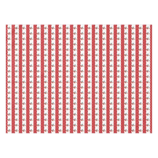 Valentijnsdag tafellaken eend (Voorkant (Horizontaal))