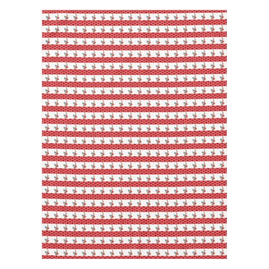 Valentijnsdag tafellaken eend (Voorkant)