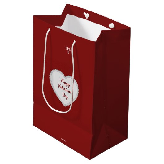 Valentijnsdag tas - Sophiaco Medium Cadeauzakje (Voorkant Gekanteld)
