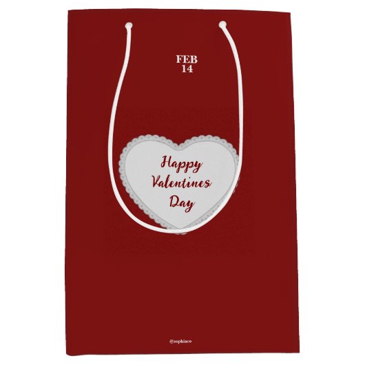 Valentijnsdag tas - Sophiaco Medium Cadeauzakje (Voorkant)