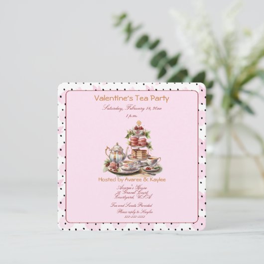 Valentijnsdag Tea Party (Staand voorkant)