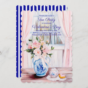 Valentijnsdag Tea Party Uitnodiging