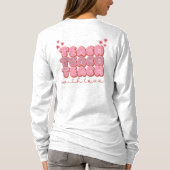 Valentijnsdag Teacher Sweatshirt, T-shirt (Achterkant)