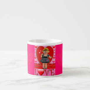 VALENTIJNSDAG TEACUPS OF EXPRESSO-MOKKEN - GIFTEN ESPRESSO KOP