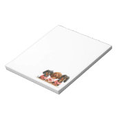 Valentijnsdag Teckel Dogs Notitieblok (Linkerzijde)