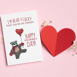 Valentijnsdag Teddy Bear Classroom Kaart Pack Contactkaartje