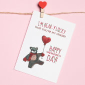 Valentijnsdag Teddy Bear Classroom Kaart Pack Contactkaartje