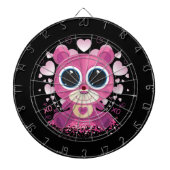 Valentijnsdag Teddy Bear Dartbord (Voorkant)