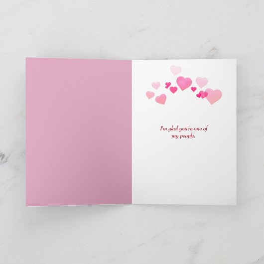 Valentijnsdag Teddy Bear Kaart (Binnen)