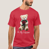Valentijnsdag Teddy Bear Vakantie T-shirt (Voorkant)