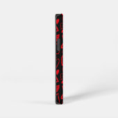Valentijnsdag telefoonhoesje Leuke harten monogram iPhone Hoesje (Rechterkant)
