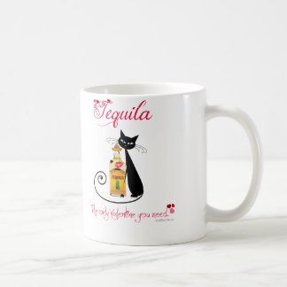 Valentijnsdag Tequila Cat Coffee Mok