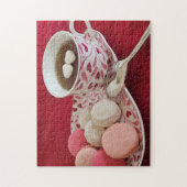Valentijnsdag thee en koekjes legpuzzel (Verticaal)