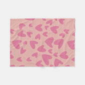 Valentijnsdag thema fleece deken (Voorkant (Horizontaal))