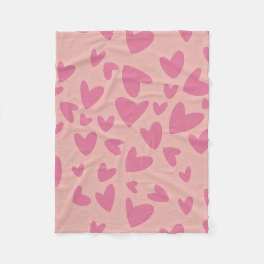 Valentijnsdag thema fleece deken (Voorkant)