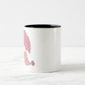 Valentijnsdag Thema houdt van Vogelontwerp. Tweekleurige Koffiemok (Center)