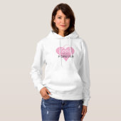 Valentijnsdag Thema koppel Design Hoodie (Voorkant volledig)