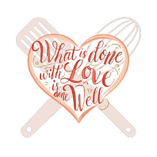 Valentijnsdag thema Schort - Keuken Gift