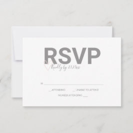 Valentijnsdag Thema Waterverf Reply RSVP Kaarten Kaartje