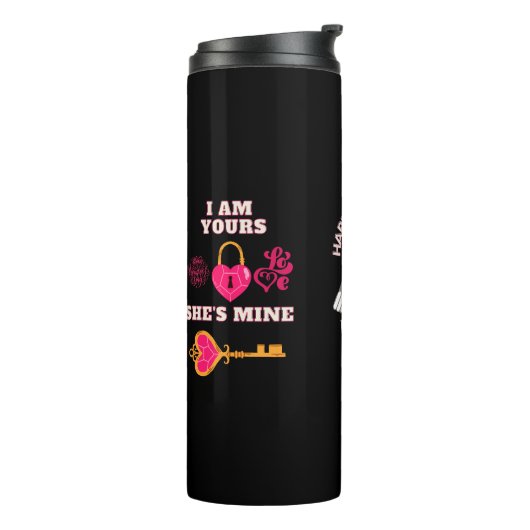 Valentijnsdag Thermosbeker (Gedraaid links)