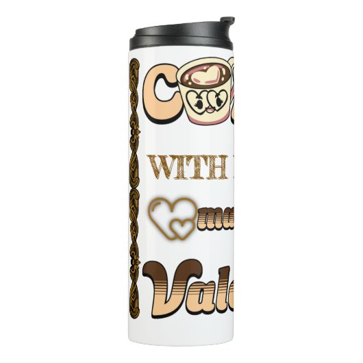  Valentijnsdag Thermosbeker (Gedraaid links)