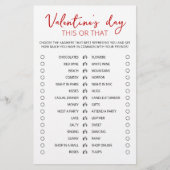 Valentijnsdag This or that spel Bewerkbaar spel (Voorkant)