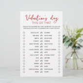 Valentijnsdag This or that spel Bewerkbaar spel (Staand voorkant)