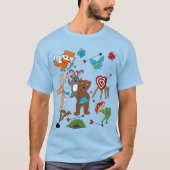Valentijnsdag Thormy Funny Animals Graphic T-shirt (Voorkant)