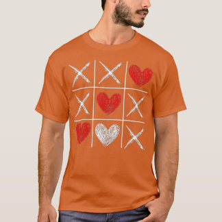 Valentijnsdag Tic Tac Toe Valentijn Funny Love H T-shirt