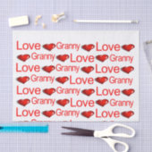 Valentijnsdag Tissue Paper Love Granny Hearts Tissuepapier (Craft)