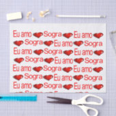 Valentijnsdag Tissue Paper Love Sogra Red Hearts Tissuepapier (Craft)