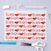 Valentijnsdag Tissue Paper Love Sogro Red Hearts Tissuepapier (Craft)